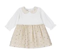 Chicco Vestito Elegante Neonata 0-24 Mesi, Oro, 18 Mesi, Designed in Italy