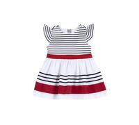 Chicco Vestito a Maniche Corte Elegante, Multicolor, 9 Mesi Bimba