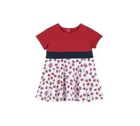 Chicco Vestito a Maniche Corte, Rosso, 12 Mesi Bimba