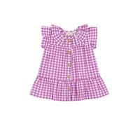 Chicco, Vestito Neonata, Vestito Rosa a Maniche Corte, in Morbido Cotone, Designed in Italy, Abbigliamento Neonata 0-24 Mesi, Idee Regalo Nascita
