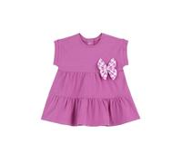 Chicco, Vestito Neonata, Vestito Rosa a Maniche Corte, in Morbido Cotone, Designed in Italy, Abbigliamento Neonata 0-24 Mesi, Idee Regalo Nascita