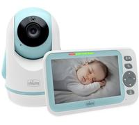Chicco Baby Monitor Video Evolution, Telecamera Rotante per Neonati e Bambini con Schermo a Colori 5",Portata 220 m, Termometro, Suoni Bianchi, Microfono e Altoparlante, No WIFI Rete Protetta e Sicura