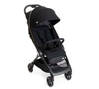 Chicco We Passeggino Leggero e Compatto da 0 Mesi A 22 Kg, Passeggino Reclinabile, Chiusura Facile con Una Mano, Capotte Parasole e Parapioggia, Nero