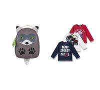 Chicco Zainetto+t-shirt a maniche lunghe - Rosso