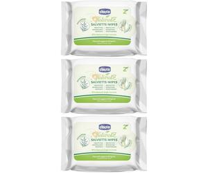 Chicco Zanza Salviette Naturale 3x20x20 ml