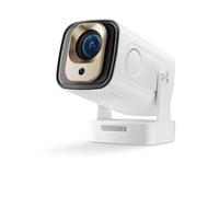 Chicdaze Mini proiettore portatile, supporto 4K 1080P con Dual-Band WIFI6 5G Wireless 5.2 Bluetooth Android 11.200ANSI, Keyston (HY260 Pro)