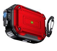 Chicfun Amour Lock - Custodia per AirPods Pro di seconda generazione, con blocco di sicurezza e portachiavi, compatibile con MagSafe [protezione resistente a 360°] Custodia protettiva per AirPods Pro