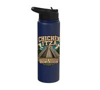 Chichén Itzá Città Sacra dei Maya Stainless Steel Insulated Water Bottle