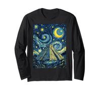 Chichen Itza, Messico, Notte Stellata, Storia dell'Arte, Regalo Maglia a Manica