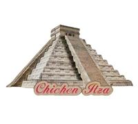 Chichen Itza Mexico Viaggio Souvenir 3D Magnete Frigorifero Attrazioni Città Frigorifero Magnete Decorativo Tridimensionale Casa Cucina Decorazione