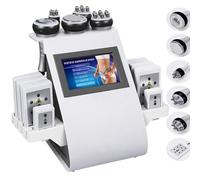 chichigo 40Khz Radiofrequenza Cavitazione Prodotto Di Bellezza, 6 In 1 Anticellulite Cellulite Massaggiatore Viso Sollevamento Corpo Conformato Dimagrante Macchina per Bruciare Grasso Strumento