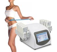 chichigo Macchina per Dimagramento Del Corpo Strumento Di Bellezza Modellatrice con 14 (10 Sonde Grandi E 4 Piccole Sonde), Lipodiodo 650 NM E 635 NM/5 MW, Migliora La Forma Compatta del Corpo