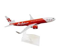 CHICHIYANG 1/400 Scala Red Air Asia Airlines B737 Modello di aeromobile in lega ad alta simulazione di volo in miniatura per la decorazione domestica
