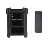 CHICHIYANG Custodia per walkie talkie con clip per cintura, supporto vivavoce per radio adatto per Baofeng DM-32/UV-32
