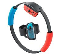 CHICHIYANG Impugnature e cinghia di fissaggio per gambe per Ring Fit Adventure per Nintendo Switch, accessori per giochi per controller, cinghia elastica regolabile