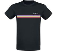 CHICHL Electric Callboy Stripe Uomo T-Shirt Nero M 100% Cotone Regular