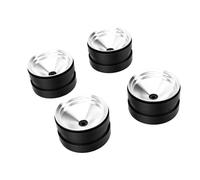 CHICIRIS 1/10 Rc Crawler Mozzi Ruota, Design Offset Pesato (BLACK) | Centro di gravità basso per le salite, montaggio dei pneumatici senza adesivo sentiero, configurazione per strisciare su