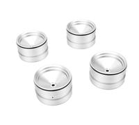CHICIRIS 1/10 Rc Crawler Mozzi Ruota, Design Offset Pesato (SILVER) | Centro di gravità basso per le salite, montaggio dei pneumatici senza adesivo sentiero, configurazione per strisciare su