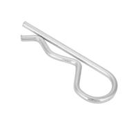 CHICIRIS 10 Pz Tipo B Coppiglia Clamp/Holder Perni di Fissaggio Zincati Clamp/Holder a Molla Capelli per Macchinari e Uso Industriale Ferro Zincato (3,5*75 mm (10 pezzi))
