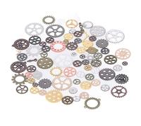CHICIRIS 100 G di Ingranaggi Steampunk Antichi Assortiti, Pendenti con Ciondoli per Ingranaggi Meccanici in Lega retrò per Artigianato Fai-da-te, con Ruota Dell'orologio Vintage per
