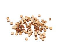 CHICIRIS 100 Pezzi Puntini Tastiera per Chitarra, Marcatori Puntini Tastiera Intarsio Rotondo in Legno di Acero con Design Decorativo, per Chitarra Ukulele Mandolino Banjo