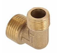 CHICIRIS 1100 -W Compressore Aria Ellbogen Ottone 1 Valvola di Ritegno del Percorso con un'unità Elettrica per Prestazioni Affidabili per L'uso dei Dipendenti Domestici (1/2 * 3/8 nessun smusso)