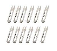 CHICIRIS 12 Pezzi di Forbici da Cucire Snippers Spiri di Filo Filo per L'industria dei Giocattoli - Mini Dimensioni in Acciaio Inossidabile Elevata Durezza