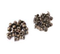 CHICIRIS 20 -PCS Round Headmolute Nail Niet Button Anti, Anti - Accessori di Base per la Produzione di Borse Ideali per il Lavoro in Pelle Specifica del Cliente 8 * 6 Mm Bronzo
