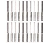 CHICIRIS 20 Pezzi Affilatrice per Motosega Bava Testina di Macinazione Kit di File Rotanti Kit di Lima per Motosega di Ampia utilità per Applicazioni Flessibili Scena applicabile: Catena Grande