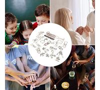 CHICIRIS 20 Puzzle in Metallo di PCS, Teaser Cerebrale, Sfida di Disturbo del Test del QI per Bambini Adulti, Anelli di Metallo Trick Game Game Party Faility, con Istruzioni di Risoluzione, Natale