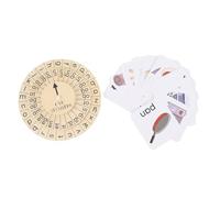 CHICIRIS 26 Lettere Alphabet Parole CVC Whee WOTHEN Educational Toy per Bambini con Design Rotante per l'apprendimento dell'inglese