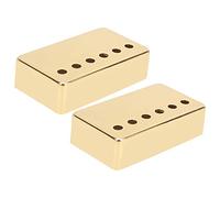 CHICIRIS 2Pcs Pickup per Chitarra elettrica Shell, Pickup Shell LP Humbucker Guitar Pickup Cover 50mm e 52mm Accessori per Strumenti Musicali(d'oro)