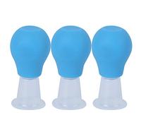 CHICIRIS 3 Pezzi Pompa per Capezzoli Ventosa Protezione per Capezzoli in Vinile in Polipropilene per Madri Che Allattano Al Seno con Piatti Corti o Invertiti Facile da Premere Prima dell'allattamento