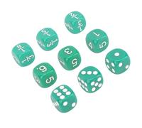 CHICIRIS 30 Pcs 16 Mm Set da Dadi a 6 Lati, Intrattenimento Multiuso, Set di Giochi Versatili, per Giochi da Tavolo, di Matematica e attività Educative, 30 Pezzi di Dadi Standard da 16 Mm, di