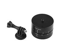 CHICIRIS 360 ° 60 Minuti Adattatore in Treppiede Rotante per Panotte per, Rotatore di Intervallo di Tempo in Metallo Resistente per Smartphone, Leggero