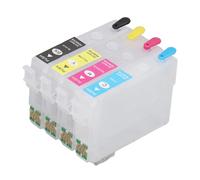 CHICIRIS 4 Colori Cartucce di Inchiostro Ricaricati Compatibile Stampa Liscia Lunga Durata per la Stampante a Getto D'inchiostro (ICBK62/ICC62/ICM62/IICY62)