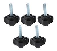 CHICIRIS 5 Pezzi Bullone con Pomello Regolabile Manico Triangolare Leggero Resistente Alla Corrosione per Progetti Fai da Te M6 25mm