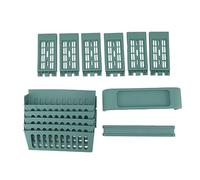 CHICIRIS 5 Tier Book Rack, Sturdy Classroom Storage Solution (GREEN) | Grande capacità di archiviazione, scatola di cancelleria integrata, facile organizzazione dei libri