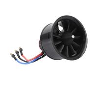 CHICIRIS 50mm 11 Lame per Ventola Elettrica a Ventola Elettrica del Motore a Getto EDF 5S 3750KV 21V con di Alimentazione Ad Alte Prestazioni Termiche Superiori per Velivolo Modello RC