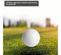 CHICIRIS 6 Pezzi Led Luminious Ballo Illumina le Palline da Brillano Nella Pallina da Scura con Illuminazione di Lunga Durata per l'allenamento del Giorno Notturno (rosso)