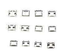 CHICIRIS 60 Pz Mini USB SMD Connettore Durevole Porta In Acciaio Inossidabile per Componenti di Controllo Industriale 12 per Gli Appassionati di Elettronica