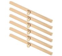 CHICIRIS 6pcs Metallico Telaio del Telaio Laterale Dritta Fornisce Accessori Hardware in Ferro Leggero 19 Cm per Mestieri Fai -da -te (GOLD)