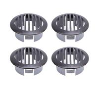 CHICIRIS 7,6 Cm Marine Air Adatto per Coperture con Feritoie di Ventilazione Set di 4 Eleganti Prese D'aria in Acciaio Inossidabile per Barche (BLACK)
