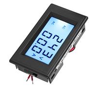 CHICIRIS AC80-300V 0-50A Misuratore di Potenza di Tensione con Trasformatore di Corrente, Strumento di Misurazione Ad Alta Precisione per Applicazioni Industriali, Essenziale per i Tecnici di (BLACK)