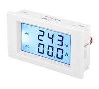 CHICIRIS AC80-300V 0-50A Misuratore di Potenza di Tensione con Trasformatore di Corrente, Strumento di Misurazione Ad Alta Precisione per Applicazioni Industriali, Essenziale per i Tecnici di (WHITE)
