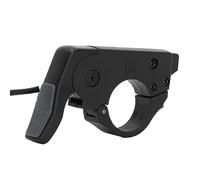 CHICIRIS Acceleratore a Pollice per Bici Elettrica, Acceleratore con Impugnatura in Silicone ABS con Connettore SM, Controllo della velocità da 12 V a 72 V, Maniglia Antiscivolo, Supporto Sinistra