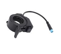 CHICIRIS Acceleratore a Pollice per Scooter Elettrico, Controllo della velocità di Ricambio con Cavo a 4 Pin da 15,5 Cm per Kukirin Pro MAX, Composito di Plastica Rinforzata, Installazione Semplice,