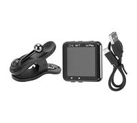 CHICIRIS Accordatore Metronomo per Chitarra -on, Schermo LCD Ricaricabile, Varie modalità con Cuscinetti Protettivi, Batteria Ricaricabile USB, Pickup Vibrazione, per Violino Basso (MT90R)
