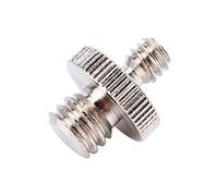 CHICIRIS Adattatore a Vite della Fotocamera Materiale Robusto DSLR SLR Fotografia Accessorio 1PC 1/4 '' da Maschio a 3/8 '' Adattatore a Vite Metalliche Filettate per Treppiede/semestre di Luce