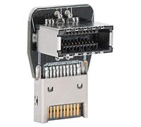 CHICIRIS Adattatore Anteriore TYPE-E Convertitore a Gomito dello Sterzo da 90 Gradi per Scheda Madre PC USB3.1 10G Soluzione Pratica per il Problema del Plug-in della TYPE-C